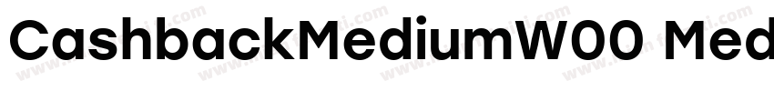 CashbackMediumW00 Medium Regular字体转换